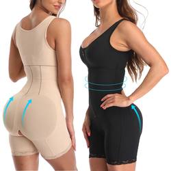 Zip Waist Lace Slimming Shaper Corset Control Shapewear Butt