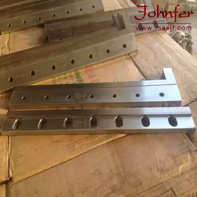 Customized bag making machine sealing blade cross cutter cutting knife insert front steel blade cold cutter cutting paper plastic