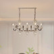 Restaurant Chandelier, Crystal Lamp, French Light Luxury Lighting, Atmospheric Bar Counter, Retro High-End Designer Lighting, Creative Lighting