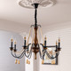 American-Style Retro Chandelier, Living Room Main Light, French Designer Dining Room Light, High-End Bedroom Solid Wood Romantic Candle Light
