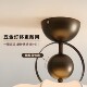 French-Style Bedroom Chandelier, Silk Vintage Dining Room, Nanyang Retro Solid Wood Wabi-Sabi Style, Cozy Room Master Bedroom Ceiling Light