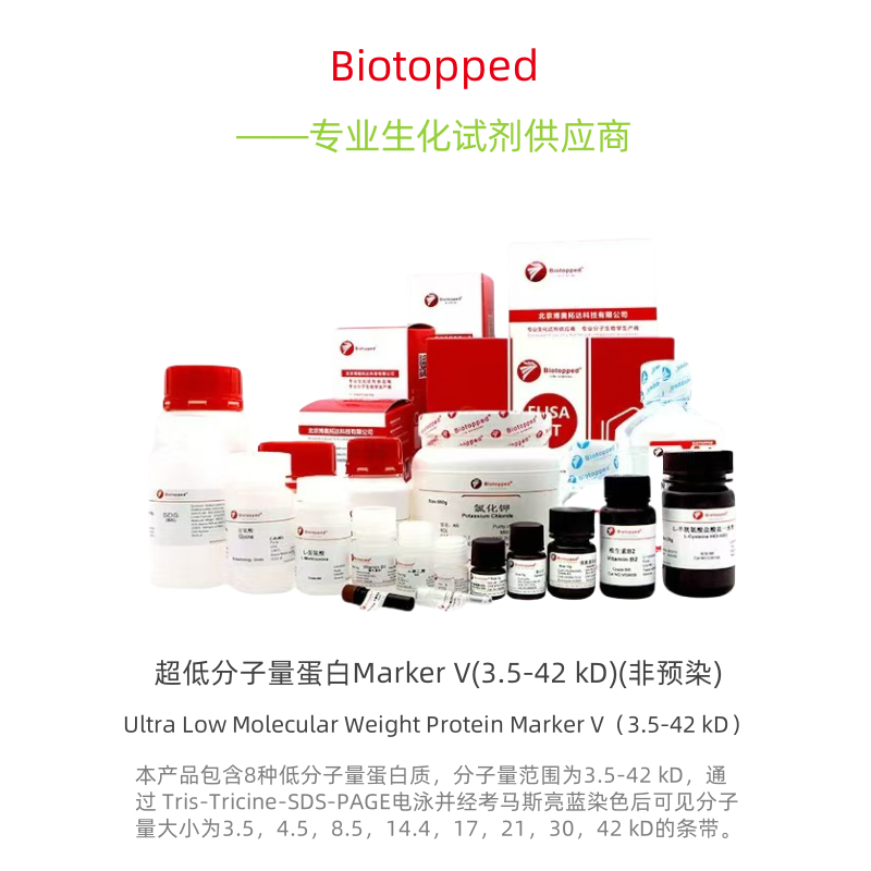 Biotopped RD6118  超低分子量蛋白Marker V(3.5-42 kD) (非预染)