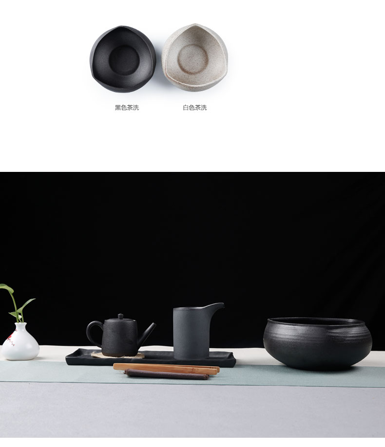 Porcelain heng tong coarse pottery triangle tea wash to ceramic wash bowl washing dishes kung fu tea accessories cup hot wash to the writing brush washer from cylinder