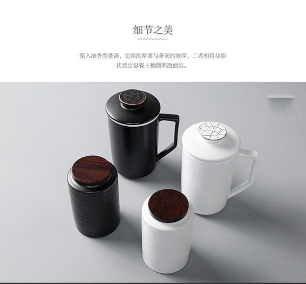Mark cup of ceramic filter with cover glass tea cup personal kung fu tea cup master cup tea set