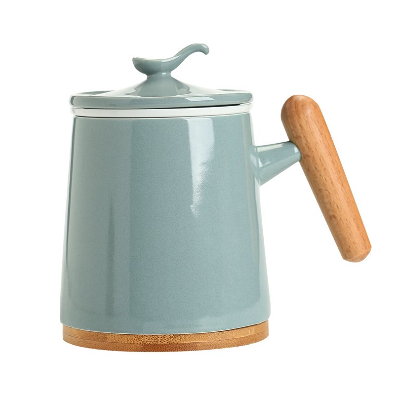 Porcelain constant hall mark cup large capacity with cover filter couples water cup home office ceramic tea cups