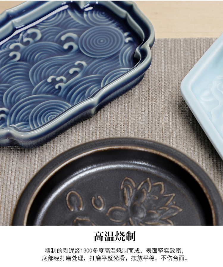 Porcelain ceramic fruit small disc of confectionery receive constant hall box of melon seeds modern tray dish of home sitting room tea table