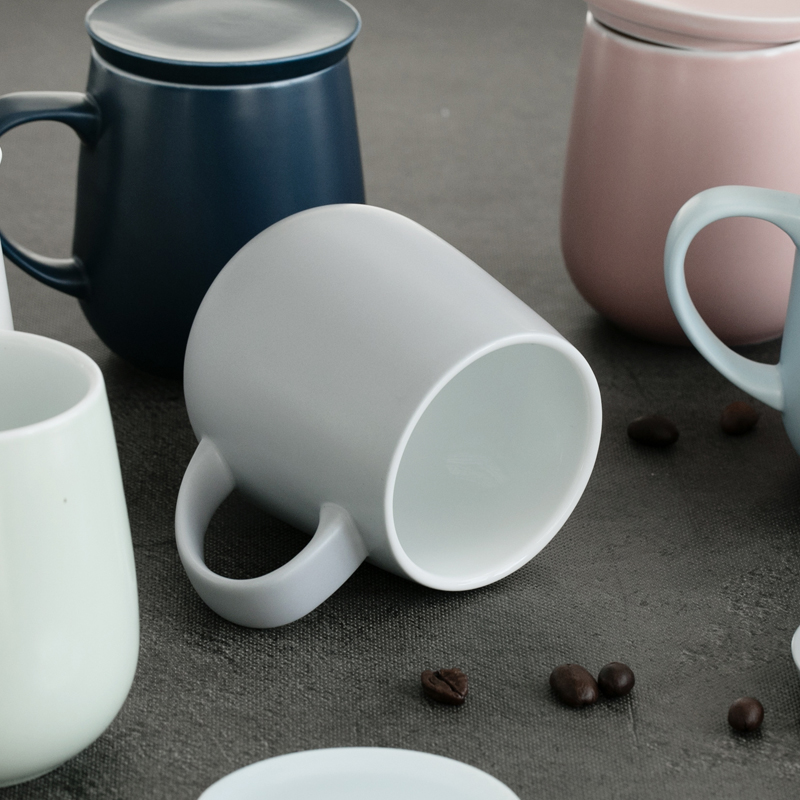 Porcelain heng tong coffee cup ceramic keller large capacity couples to ultimately responds tea cup cup creative move trend