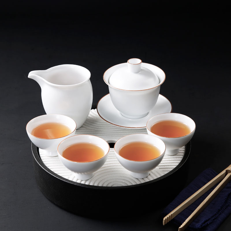Porcelain constant travel kung fu tea set dry tea tray # suits for is suing ceramic portable teapot teacup of a complete set of on - board