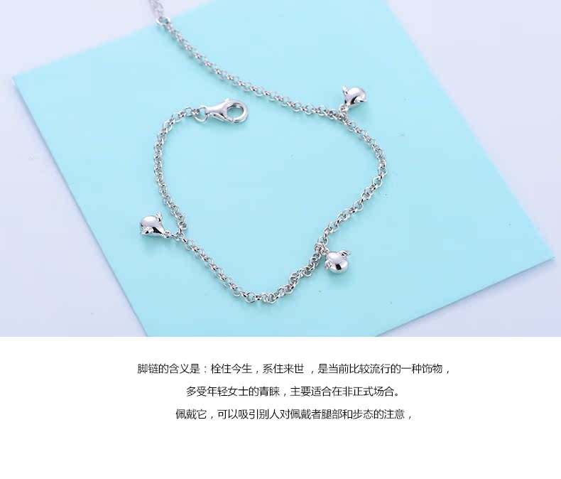 Bracelet de cheville Femme LSSW     en Argenterie - Ref 3105035 Image 27