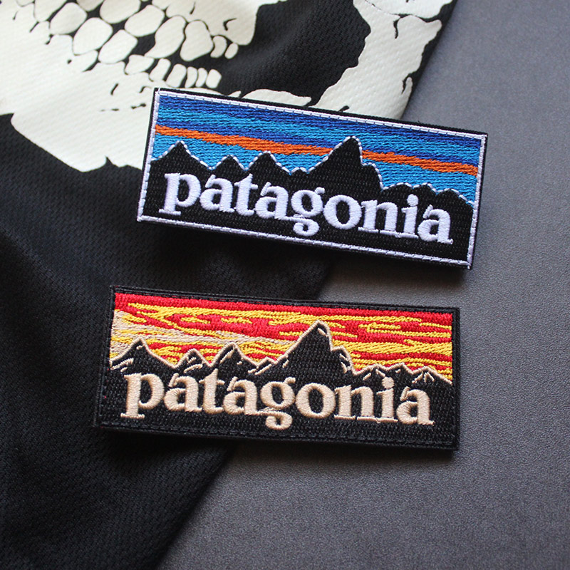 Barta Embroidery Magic Sticker Mountain Strip Insignia Scenery Morale Badge Scenic bag sticker DIY sewing mending program arm Chapter Chest Strip