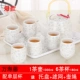 Bộ ấm trà gốm sứ Jingdezhen bộ ấm trà đặt nhà ấm trà đơn giản bộ ấm trà khách sạn hiện đại - Trà sứ bình ủ trà 10l