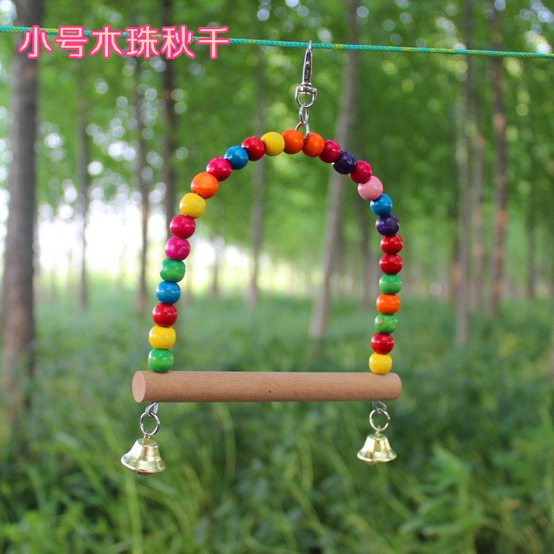 Vẹt cung cấp đồ chơi cắn chim đứng đứng thanh vẹt chim đồ chơi chim lồng phụ kiện vòng - Chim & Chăm sóc chim Supplies long chim dep