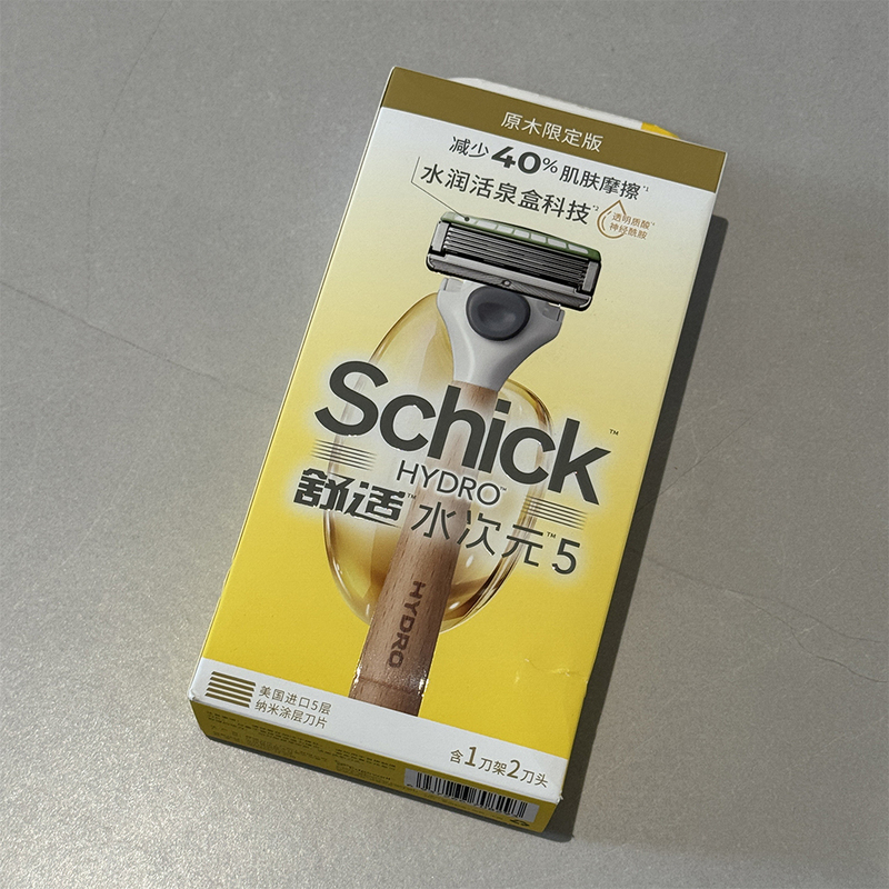 Schick Comfort Water Dimension Hydro5 Manual Razor Men's Razor 5-Layer Blade Schick Comfort Water Dimension Hydro5 Manual Razor Men's Razor 5-Layer Blade