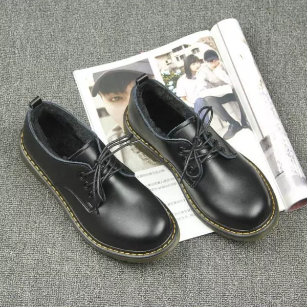 Mùa thu và mùa đông 2018 Nước Anh giày da nhỏ đại học gió Martin giày - Main Image