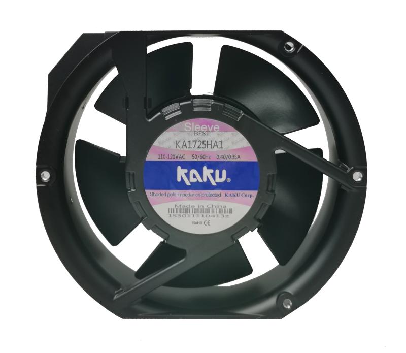New card solid KA1725HA1S 110V oily bearing heat dissipation exhaust fan IP55 magnesium alloy waterproof ventilator
