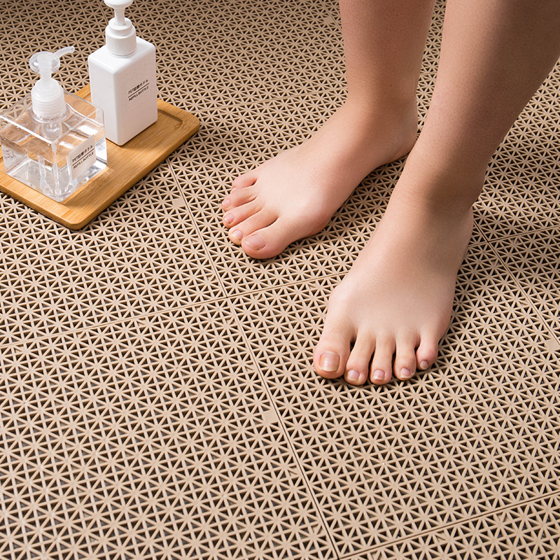 Large bathroom splicing non-slip Mat toilet floor mat Water insulation mat bathroom bath shower room toilet foot mat mat