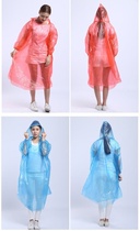 Primary School students travel rain gear light and thin rainproof clothing pullover jacket poncho disposable raincoat thickened rafting Hotel