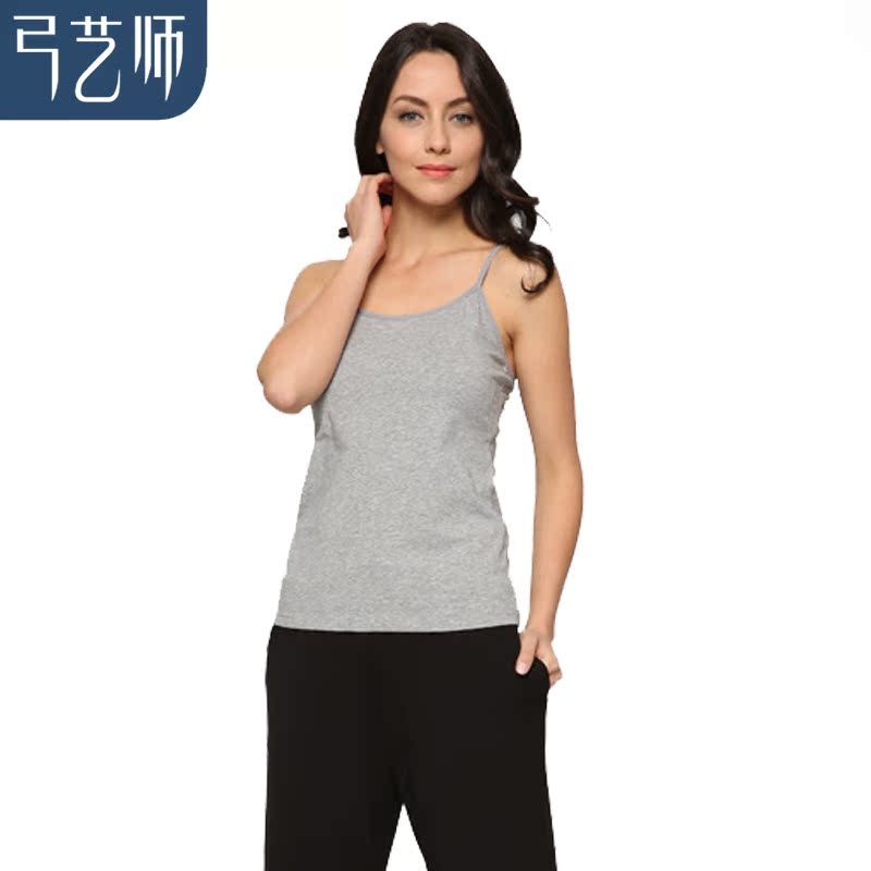 Bow nghệ sĩ mùa hè womens tay Modale edder đáy mang bên mình ingenuitis phụ nữ mùa xuân và mùa thu vest lỏng mặc bên ngoài.