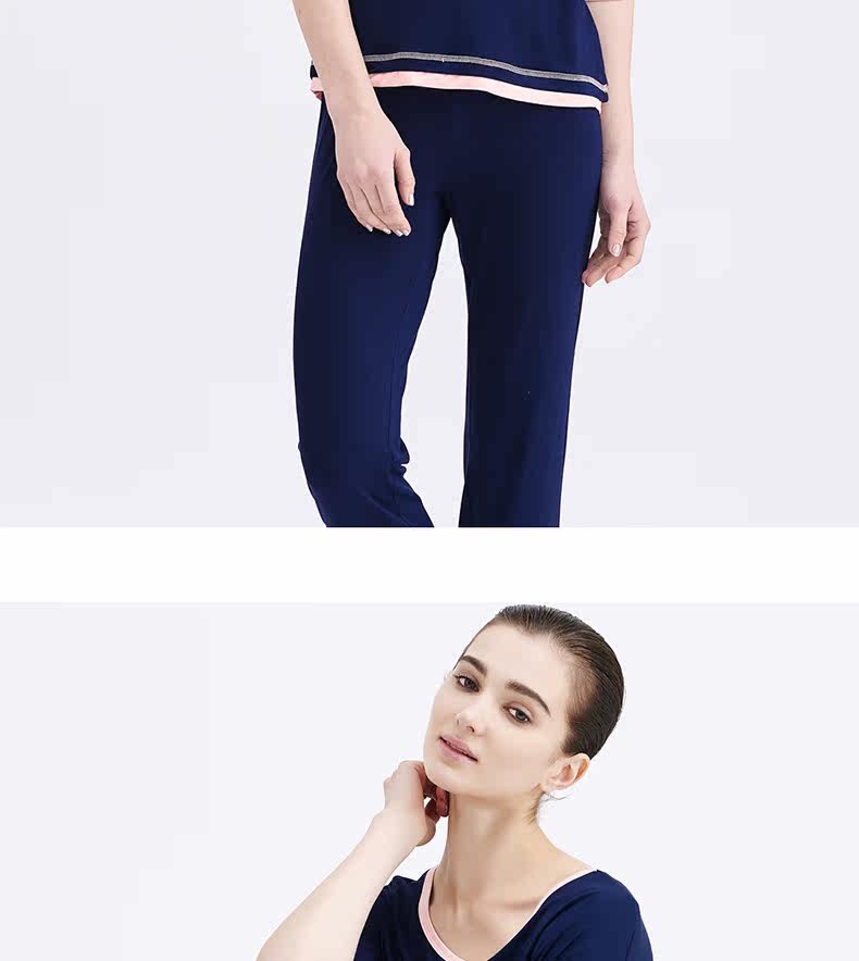 Pyjama pour femme en Viscose à manches - Ref 2995226 Image 13