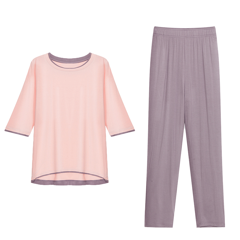 Pyjama pour femme en Viscose à manches - Ref 2994499 Image 5