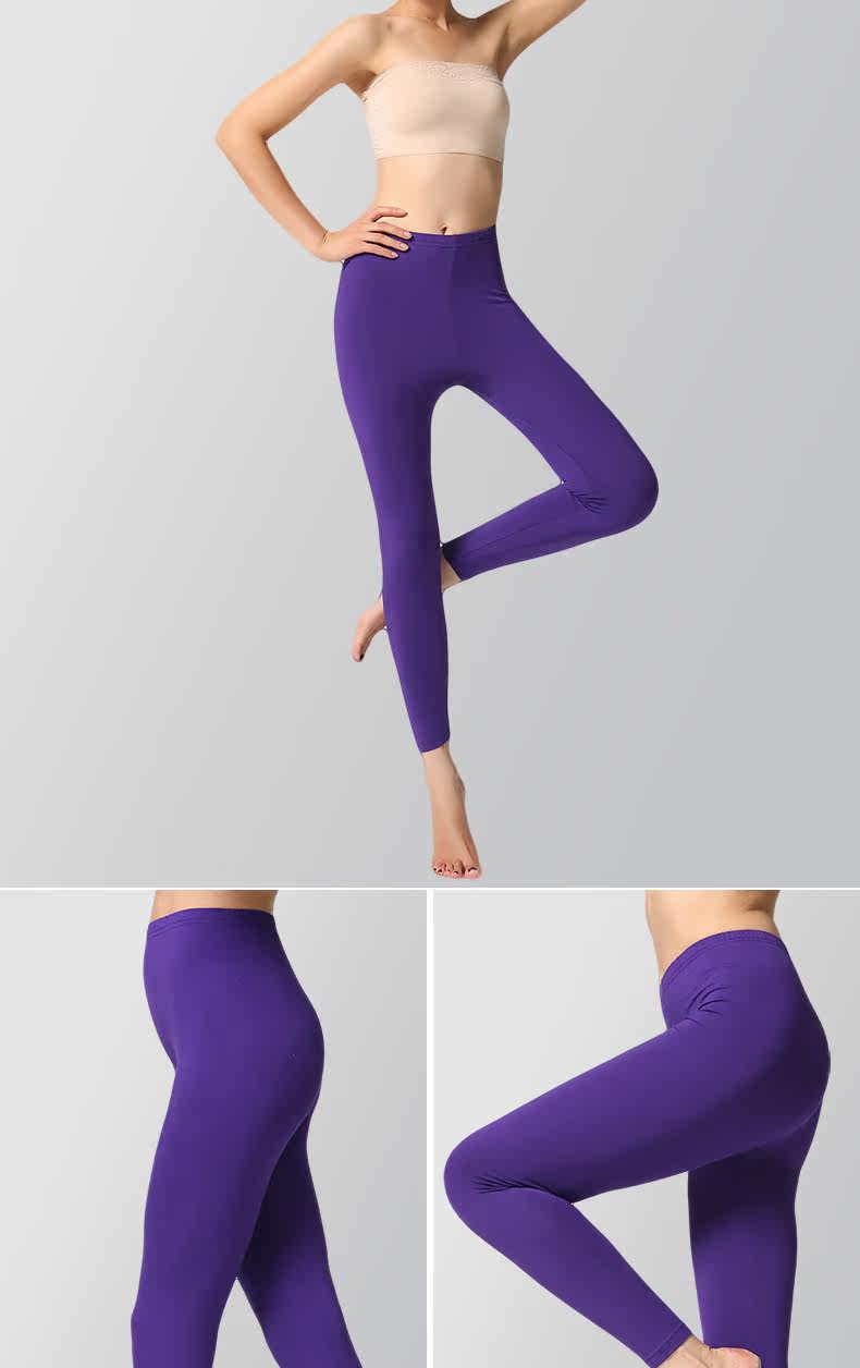 Pantalon collant jeunesse simple en viscose - Ref 757405 Image 23