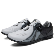 Road mountain bike riding shoes summer lock-free help hard-soled casual mens and womens bicycle shoes