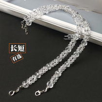 The shoulder straps of the transparent tube top suspender skirt can be leaked in summer and the underwear can be replaced with invisible bra straps and crystal accessories.
