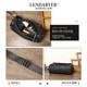 Lendaryer Single Shoulder Bag for Men, New Vegetable-Tanned Leather Business Commuter Casual Horizontal Crossbody Bag, Large Capacity Backpack