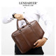 LENDARYER briefcase men's high-end simple travel commuter hand computer bag casual large-capacity handbag