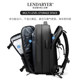Lendaryer Business Backpack Men's Travel Vacuum Compression Bag Large Capacity Commuter Backpack Travel Computer Bag