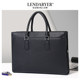 Lendaryer Briefcase Men's Genuine Leather First-Layer Cowhide Handbag Business Travel Multi-Compartment Computer Bag