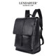 Lendaryer Business Backpack Men's Casual Fashion Travel Backpack First Layer Cowhide Large Capacity Computer Bag for Men