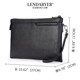 Lendaryer Clutch Bag Men's Business New High-End Large-Capacity Portable Clutch Bag Simple Retro Coin Purse
