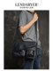 Lendaryer Single Shoulder Bag for Men, Unique Design, Large Capacity, Crossbody, Selected Cowhide, Casual Business Commuter Bag