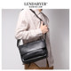 Lendaryer Shoulder Bag Men's New Fashion Genuine Leather Large Capacity Backpack Multi-Functional Fitness Sports Crossbody Bag