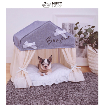  Minan NF pet house tent kennel cat nest four seasons detachable and washable South Korea imported small dog teddy Fadou