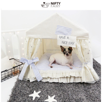 Minan pet house tent kennel cats nest Four seasons detachable and washable net celebrity South Korea imported small dog Malzis