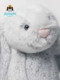 Jellycat, застенчивый серебряный плюшевый кролик, успокаивающая кукла, Великобритания, подарок на день рождения