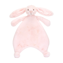 Британский Jellycat Shy Pink Bonnie Rabbit успокаивающая сладкая ткань для сна детская мягкая кукла успокаивающая кукла для сна