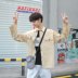 Phong cách Harajuku Hồng Kông lỏng lẻo Yu Wenle huấn luyện viên áo khoác nam Chen Guanxi thủy triều thương hiệu bình thường dụng cụ hoang dã áo khoác áo khoác vest nam Áo khoác