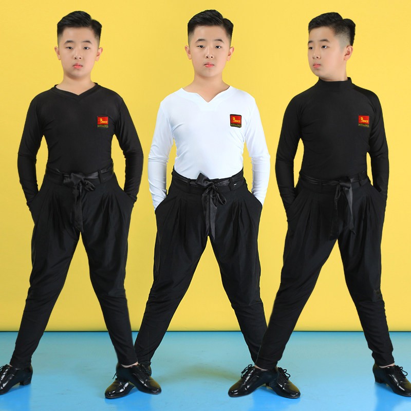 Children, boys, Latin dance clothes, boys, boys, boys, long sleeves, training, clothing suits, jackets, autumn