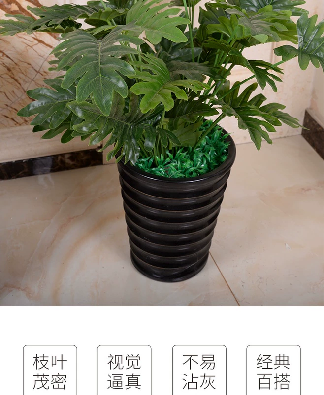 Cây xanh cây giả nhỏ giọt Quán Âm anthurium mô phỏng cây trồng trong chậu phòng khách văn phòng sàn trang trí nhựa hoa nghệ thuật hoa giả cẩm tú cầu