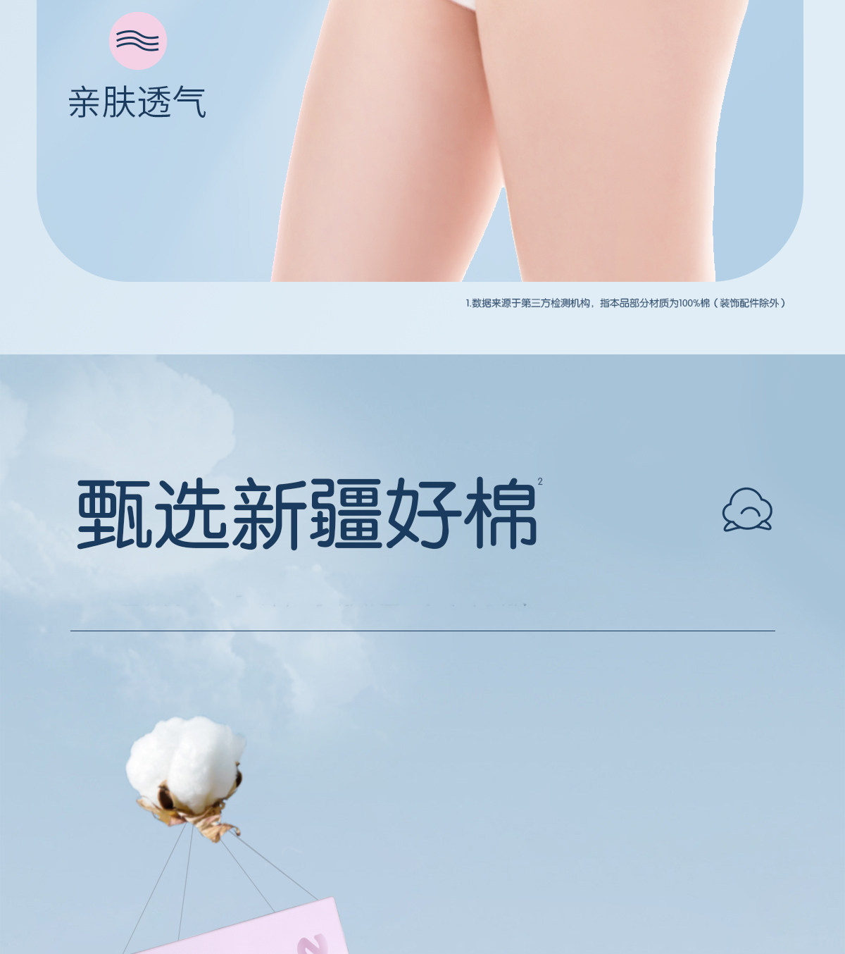 安可新一次性内裤女纯棉无菌孕产妇免洗三角裤旅行日抛短裤头30条 — 5