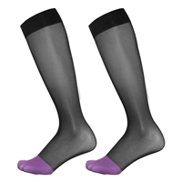 Фиолетовые пальцы ног черные 2 пары простых лиц