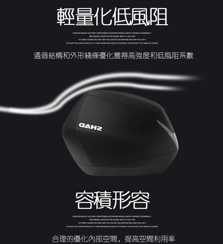 Đuôi xe máy SHAD Xiade gsx250r lò xo 650NK bên hộp DL250 Huanglong 300 phổ SH36 hộp đựng đồ cho xe máy