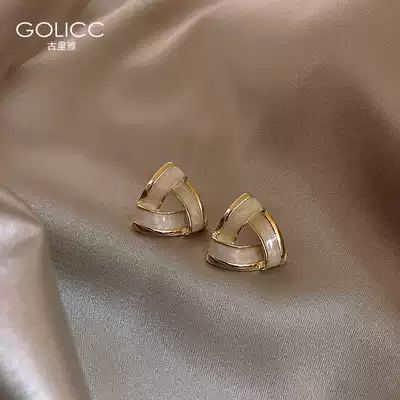 Guriya earrings 2021 New tradeswoman 925 sterling silver needle earrings temperament simple explosive earrings