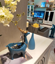 Creative Nordic style decoration Deer home decoration Home decoration Entrance living room TV cabinet Key storage box