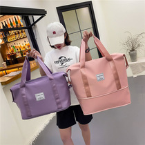 Wet and dry separation Short-distance expansion large capacity water repellent yoga lightweight portable shoulder bag Business travel fitness bag