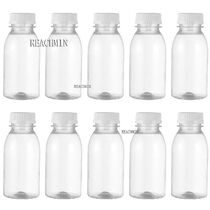 10Pcs 350ML 200ML Transparent Plastic Milk Storage Bottles