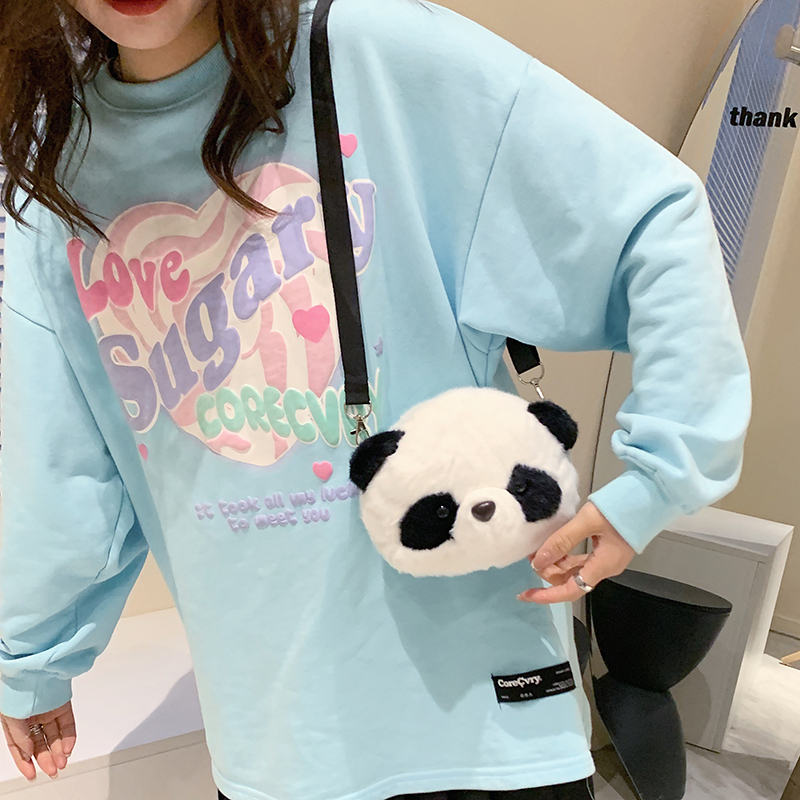 Cartoon Plush Panda Crossbody Bag Chengdu Tourist Souvenir Coin Purse Base Children's Backpack Birthday Gift Cartoon Plush Panda Crossbody Bag Chengdu Tourist Souvenir Coin Purse Base Children's Backpack Birthday Gift